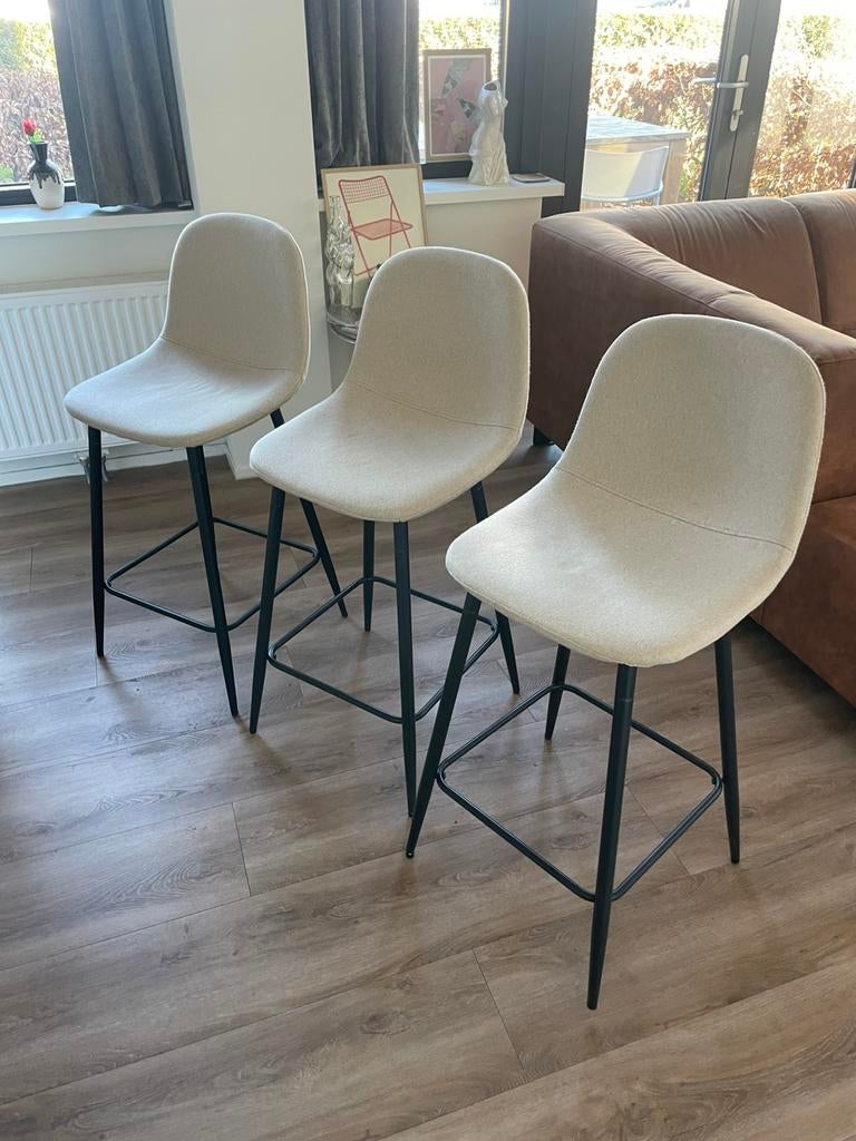 Barkruk zand kleur, Huis en Inrichting, Barkrukken, Ophalen