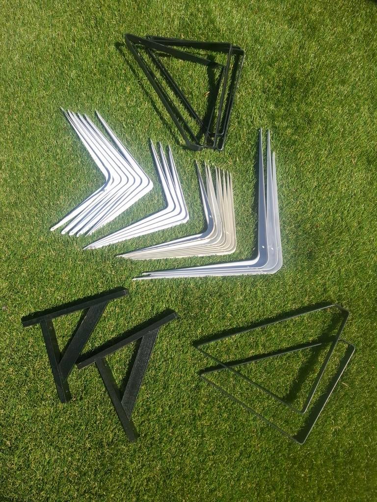 Diverse set plankdragers (wit, zwart), Ophalen, Gebruikt