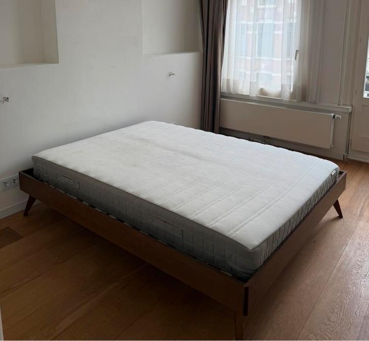 Bedbodem 160x200 cm, Huis en Inrichting, Slaapkamer | Bedden, Gebruikt, Tweepersoons, 160 cm, 200 cm, Hout, Ophalen