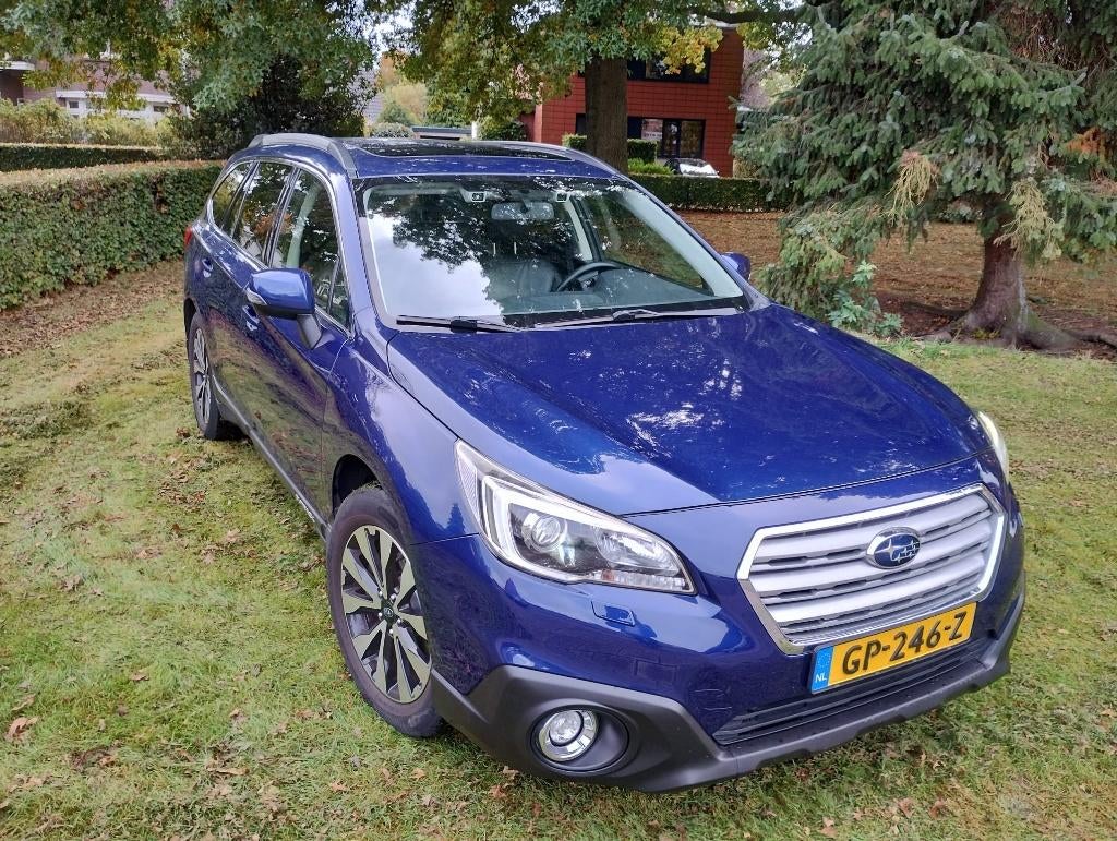 Subaru Outback 2.5i LPG  LEKKER GOEDKOOP TANKEN, Auto's, Subaru, Automaat, 4 cilinders, 2000 kg, Blauw