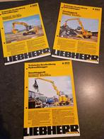 Liebherr Hydraulikbagger A 900, 902,folders, Boeken, Ophalen of Verzenden, Gelezen, Liebherr, Folder