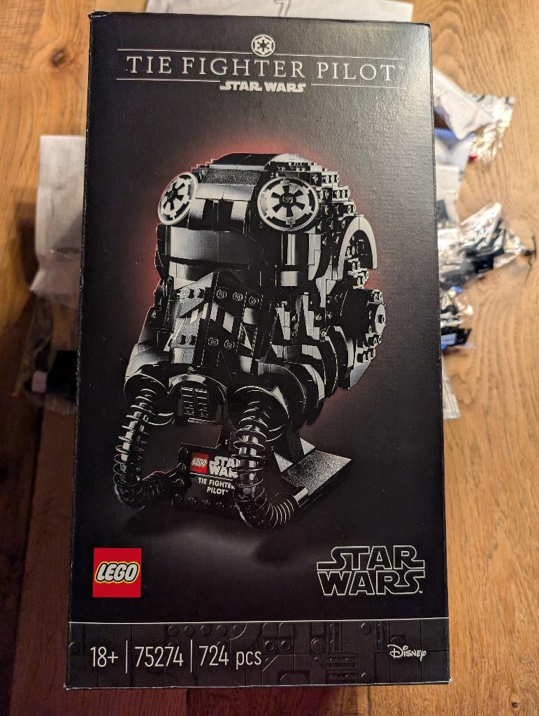 Lego 75274 - TIE Fighter Pilot helmet, Compleet, Star Wars, Lego, Ophalen of Verzenden