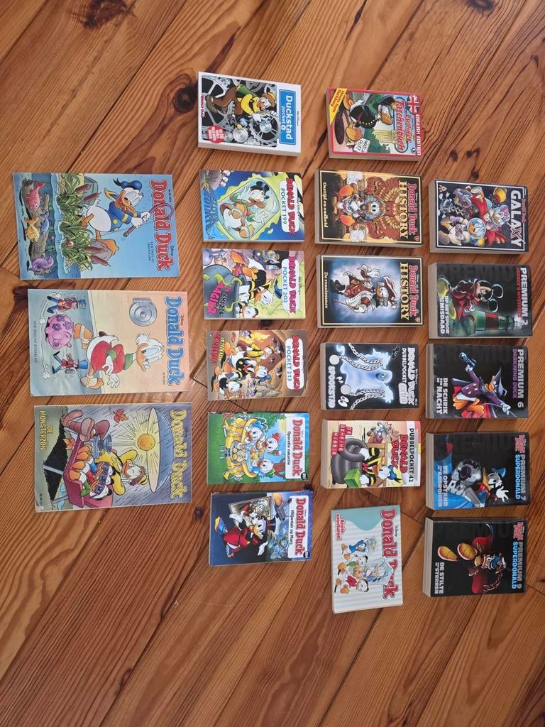 Grote collectie Donald Duck en Mickey Mouse stripboeken, Boeken, Stripboeken, Meerdere stripboeken, Ophalen of Verzenden, Gelezen
