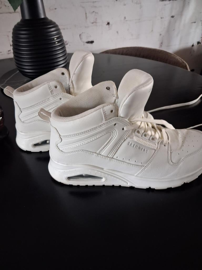 Witte Skechers sneakers maat 41, Ophalen of Verzenden, Zo goed als nieuw, Wit, Sneakers of Gympen
