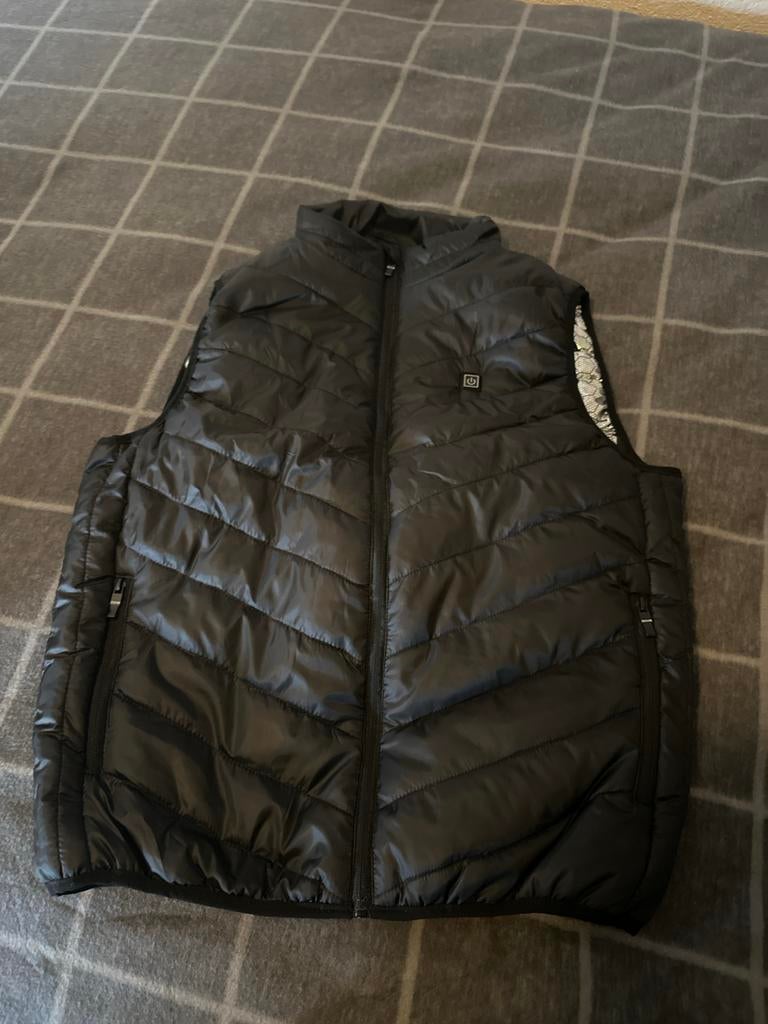Bodywarmer met verwarmingselement, nieuw maat M, Kleding | Heren, Bodywarmers, Ophalen of Verzenden, Nieuw, Maat 48/50 (M), Zwart