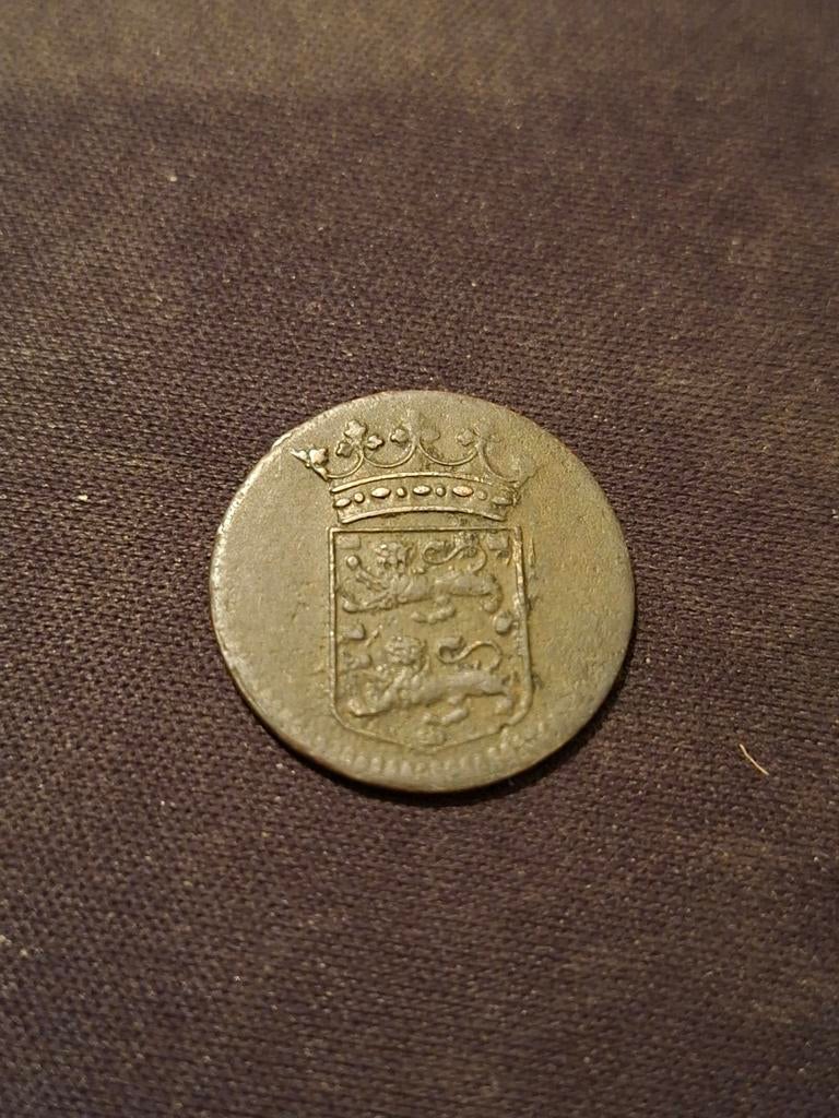 Oude VOC munt uit 1737 West Friesland, Ophalen of Verzenden