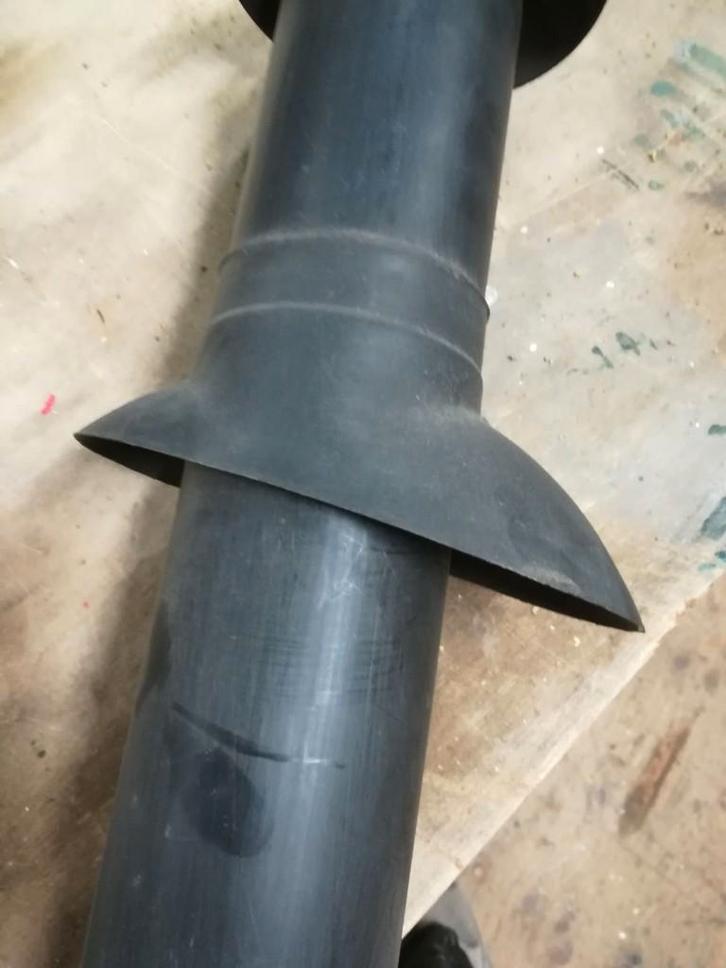 Kunststof dak doorvoer voor ventilatie buizen, Doe-het-zelf en Verbouw, Ventilatie en Afzuiging, Ventilator en Afzuiger, Ophalen