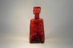 Empoli Decanter Rood Oranje 1960 Italy, Ophalen of Verzenden