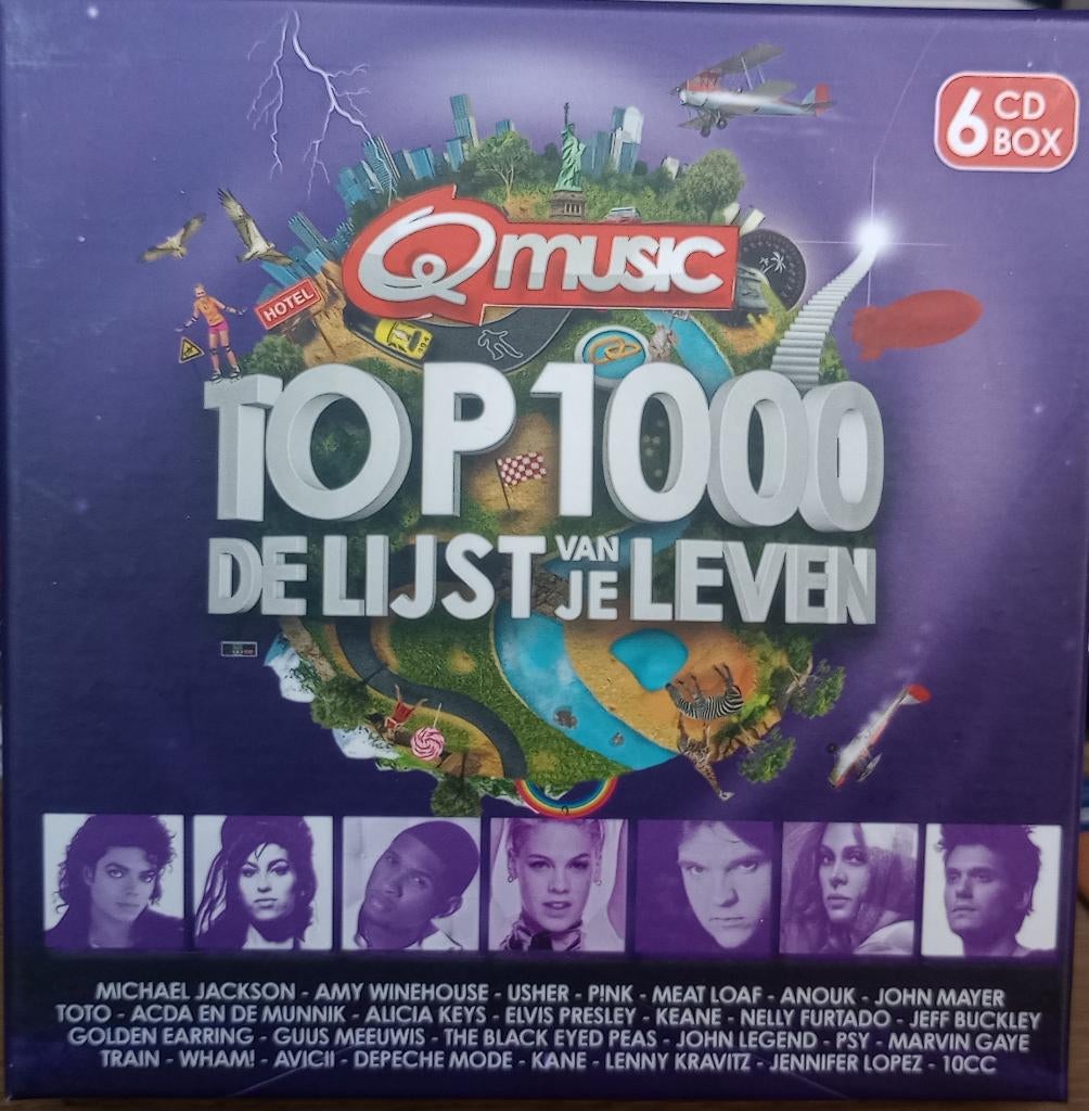 Q-Music Top 1000 - De Lijst Van Je Leven, Ophalen of Verzenden, Zo goed als nieuw, Pop, Boxset