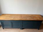 Landelijke keukenmeubels / dressoir inc twee massieve bladen, Ophalen, Gebruikt, Eikenhout, Landelijk
