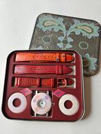 Vintage Oilily horloge set in blikje., Verzamelen, Ophalen of Verzenden