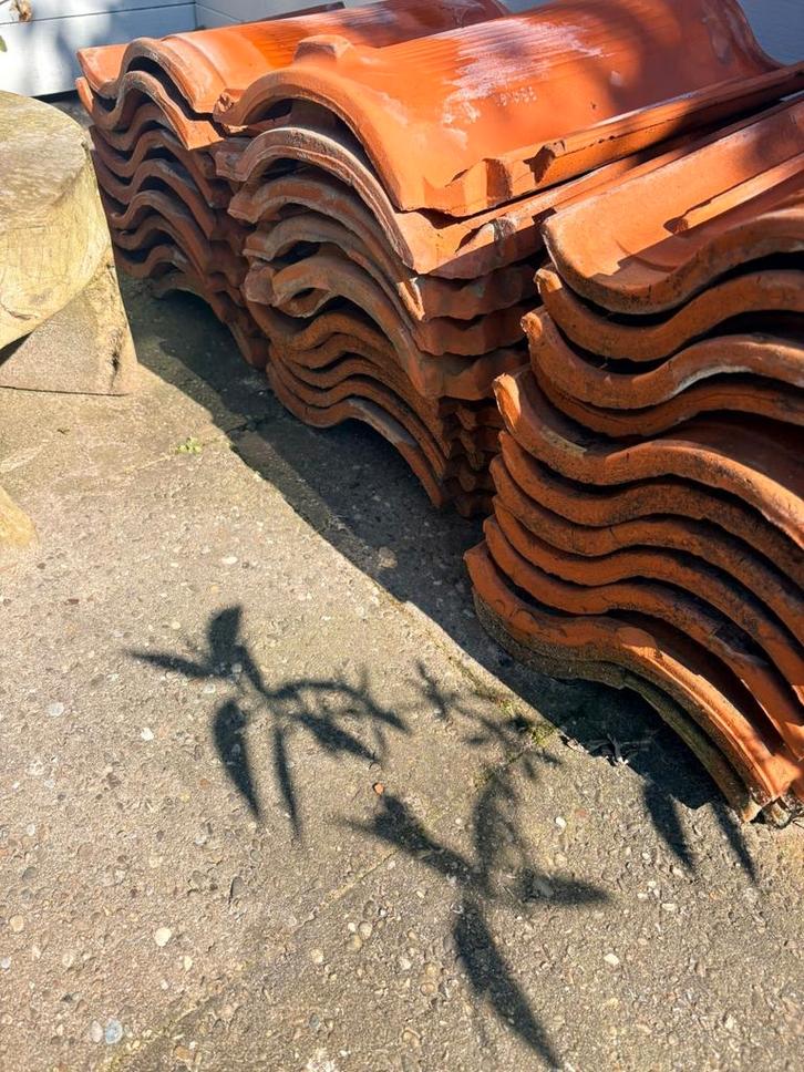 Oude Hollandse dakpannen (Oord Alphen a/d Rijn), Doe-het-zelf en Verbouw, Dakpannen en Dakbedekking, Gebruikt, Dakpannen, Steen of Klei