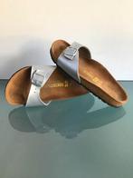 Birkenstock Madrid metallic zilver 37 | Gratis verzenden, Slippers, Overige kleuren, Verzenden, Zo goed als nieuw