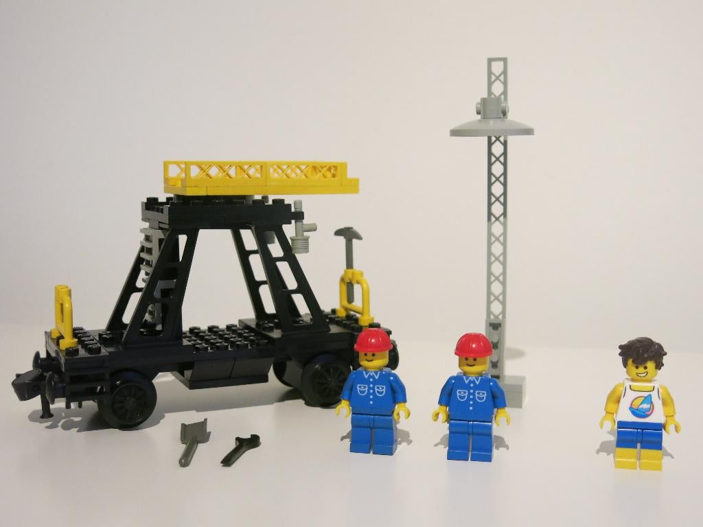 LEGO 4.5V - 7821 - Service Waggon, Kinderen en Baby's, Speelgoed | Duplo en Lego, Gebruikt, Lego, Complete set, Ophalen of Verzenden