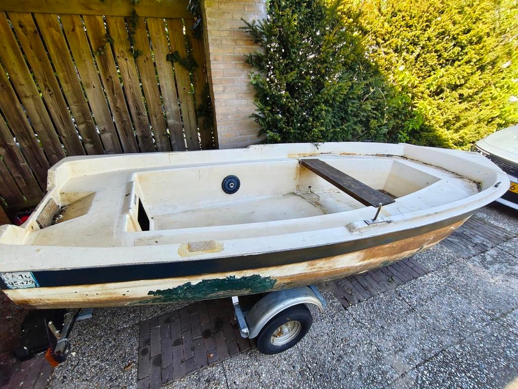 Open boot 5m incl. trailer - klusproject / opknapper, Watersport en Boten, Ophalen, Gebruikt, Overige typen, Motorboot