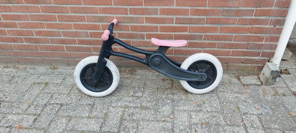 Whishbone bike loopfiets met extra wiel en as, Ophalen of Verzenden, Zo goed als nieuw, Loopfiets
