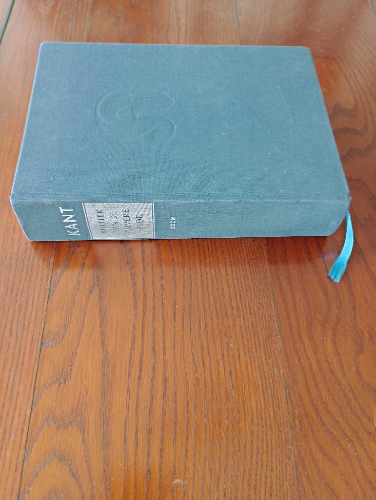 KRITIEK VAN DE ZUIVERE REDE   Immanuel Kant, Ophalen of Verzenden, Gelezen, Immanuel Kant