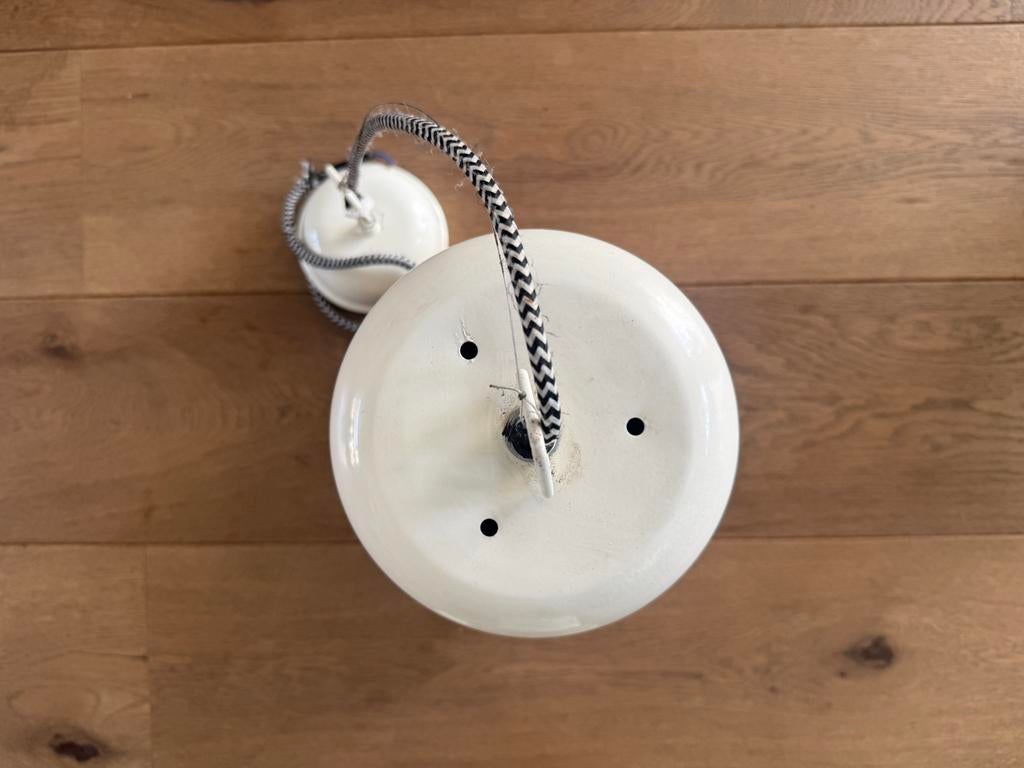 2 hanglampen eiken wit, Ophalen, Gebruikt, Hous, Minder dan 50 cm