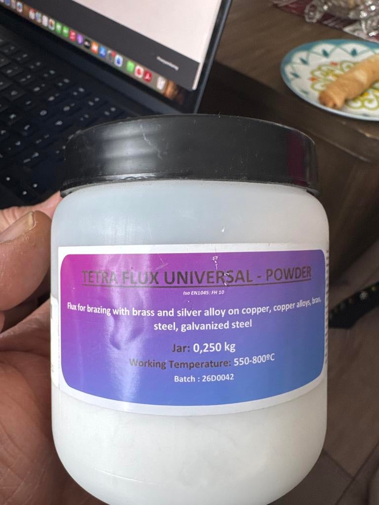 TETRA FLUX UNIVERSAL - Laspoeder voor solderen (0,25 kg), Ophalen of Verzenden, Nieuw, Overige typen