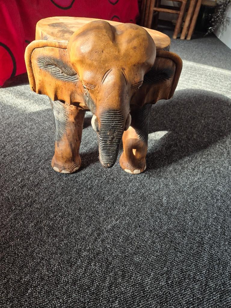 diverse houten klein meubelen, Ophalen, Minder dan 55 cm, Gebruikt, Vintage