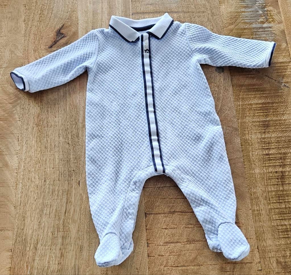 Hugo Boss Baby Boxpakje Blauw Maat 60, Kinderen en Baby's, Babykleding | Maat 62, Ophalen of Verzenden, Jongetje, Pakje