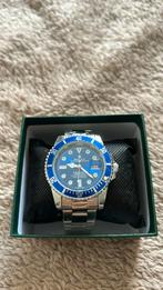 Rolex Blauwe Submariner Herenhorloge (collectie), Staal, Nieuw, Ophalen of Verzenden, Rolex
