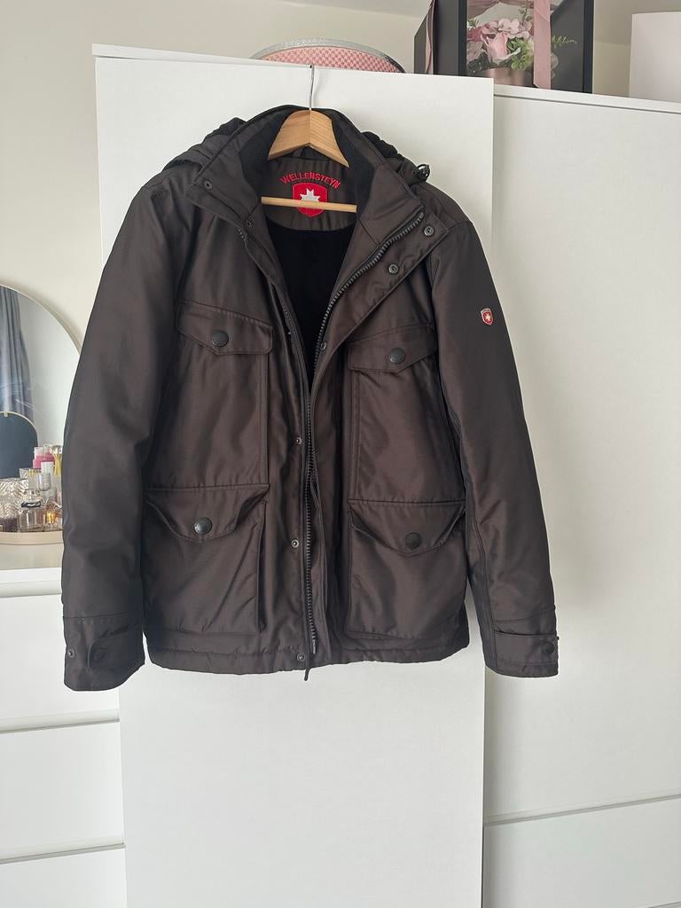 WELLENSTEYN winter jas, Kleding | Heren, Jassen | Winter, Ophalen of Verzenden, Zo goed als nieuw, Maat 48/50 (M), Bruin