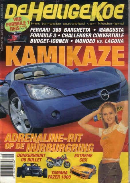 Heilige Koe 6 2001 : Donkervoort D8 - Ford Mondeo 1.8 - CRX, Ophalen of Verzenden, Gelezen, Algemeen
