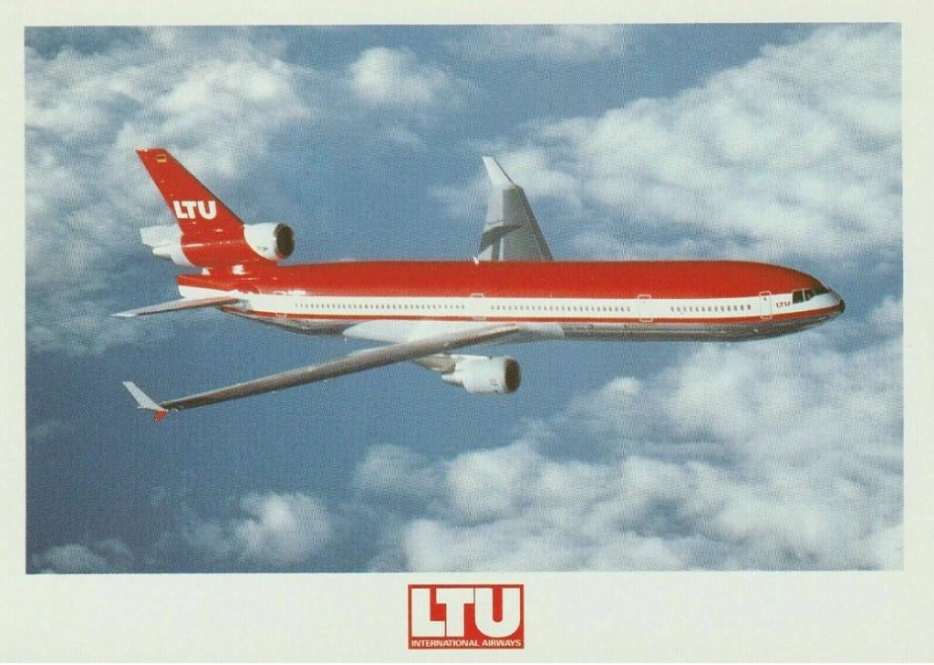 LTU MD-11 ansichtkaart (airline issue), Ophalen of Verzenden, Nieuw, Kaart, Foto of Prent