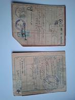 2 distributie stamkaarten bonkaarten wo2 documenten, Verzamelen, Militaria | Tweede Wereldoorlog, Ophalen of Verzenden, Duitsland