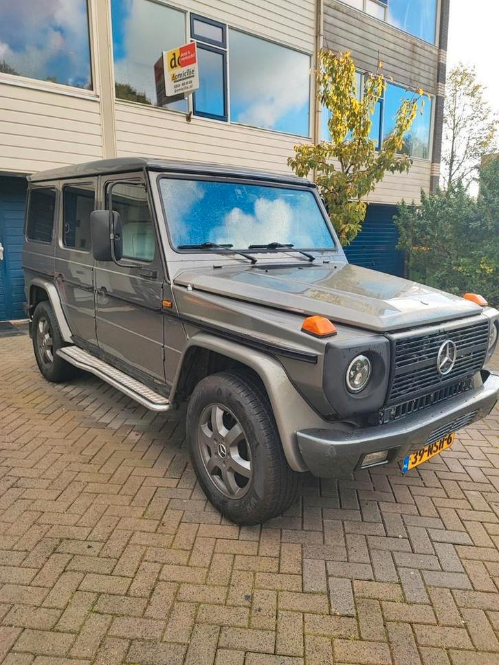 W460 280 GE Puch 1986 Grijs, Auto's, Oldtimers, Particulier, 4x4, Android Auto, Benzine, SUV of Terreinwagen, Automaat, Geïmporteerd