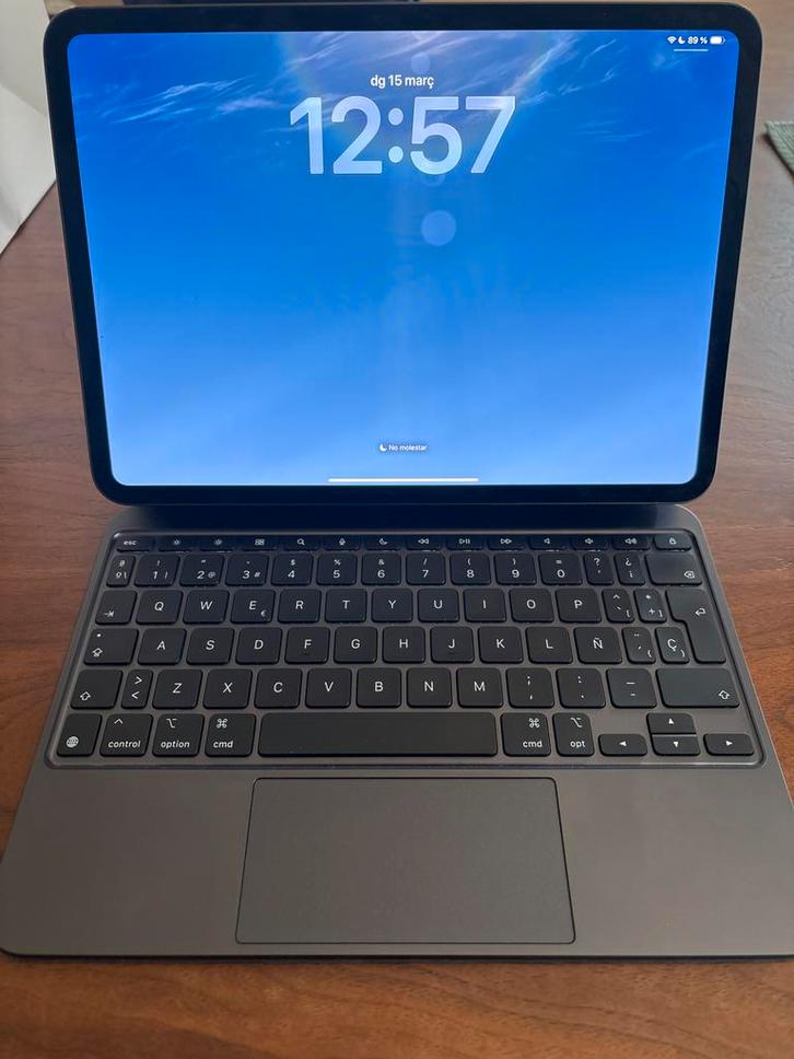 iPad Pro 2024 11" 256GB Wi-Fi met Magic Keyboard, Computers en Software, Apple iPads, Zo goed als nieuw, Apple iPad Pro, Wi-Fi