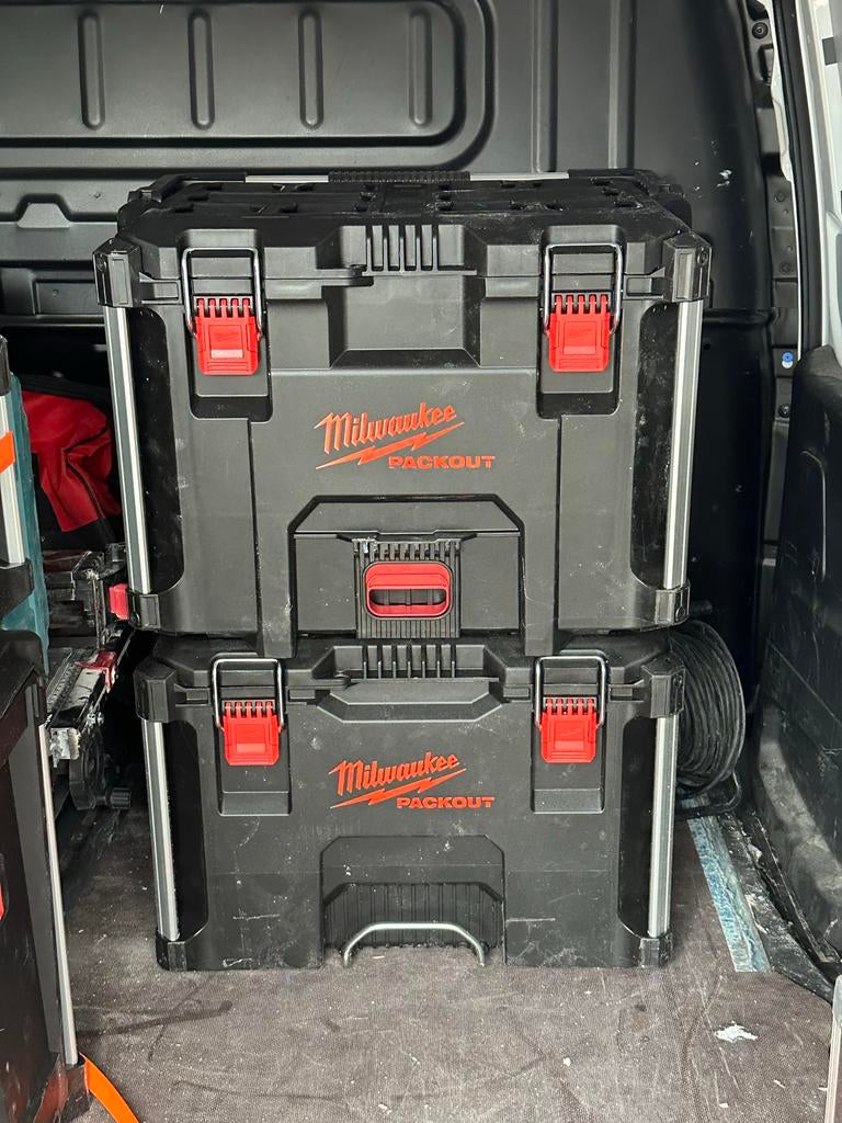 2 Milwaukee Packout koffers, Ophalen of Verzenden, Nieuw