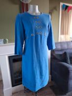 Caroline Biss blauwe warme winter jurk 38, Maat 38/40 (M), Zo goed als nieuw, Knielengte, Caroline Biss