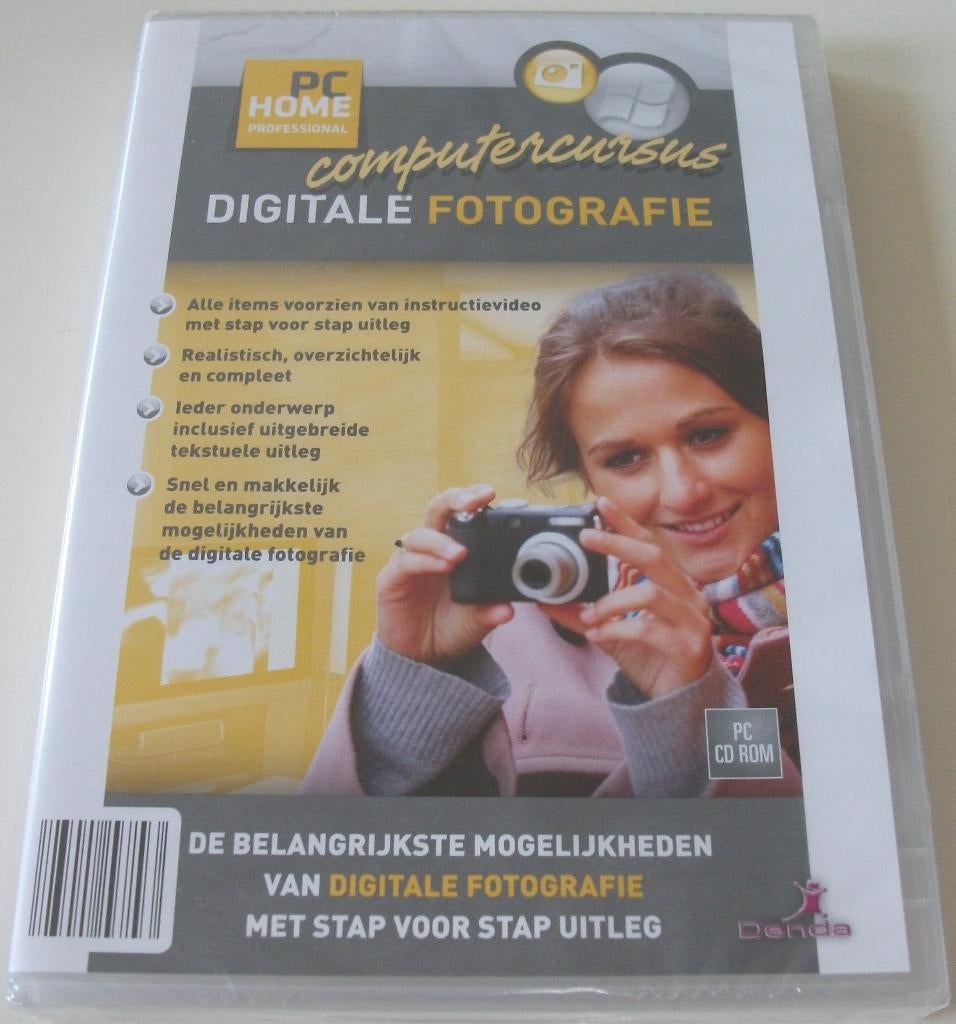 PC CD-rom *** DIGITALE FOTOGRAFIE *** Computercursus *NIEUW*, Computers en Software, Educatie- en Cursussoftware, Nieuw, Overige typen