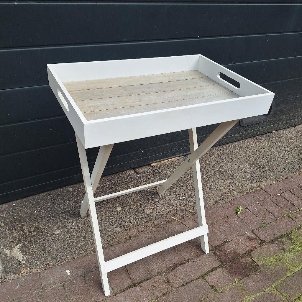 Dienblad op Inklapbaar Onderstel, Ophalen, Gebruikt, -, -