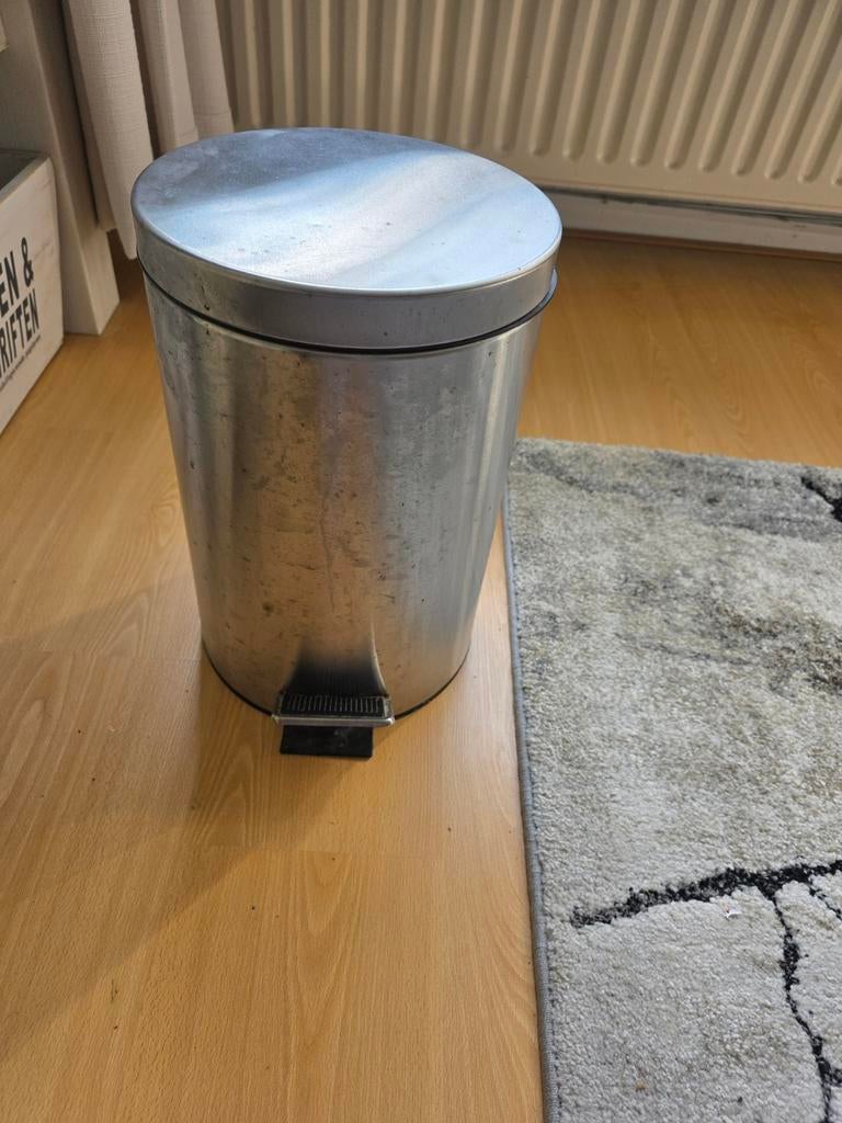 pedaalemmer met binnenemmer, Ophalen, Gebruikt, Met pedaal, Minder dan 50 cm