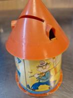 Vintage spaarpot met draaiende afbeeldingen, Verzamelen, Spaarpotten, Ophalen of Verzenden, Gebruikt, Steen, Aardewerk of Keramiek