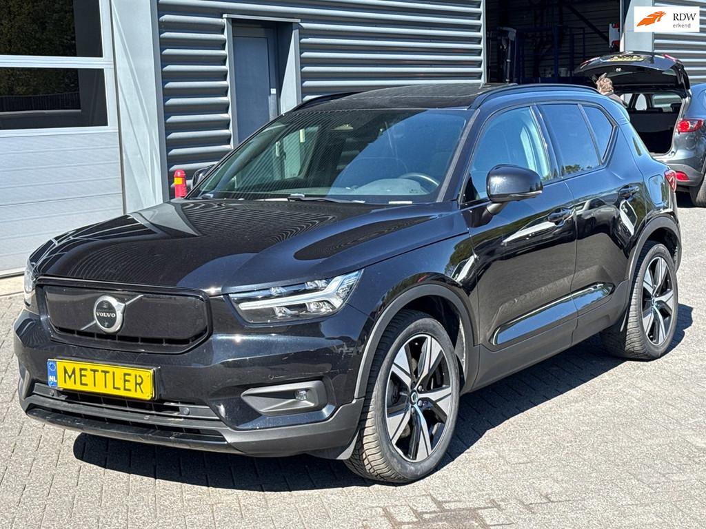 Volvo XC40 Recharge P8 AWD R-Design, harman kardon, 360 came, Auto's, Volvo, Automaat, 1300 min, Gebruikt, Zwart