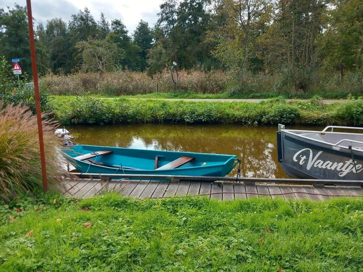 Boot stalen vlet, Watersport en Boten, Motorboten en Motorjachten, Gebruikt, Staal, Tot 6 meter, Elektrisch, Minder dan 10 pk