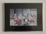 Walt Disney 7 Dwergen Litho 1994 Ingelijst, Antiek en Kunst, Ophalen of Verzenden