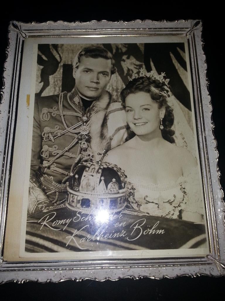 originele foto Romy schneider & karlheinz Bohm uit Sissi', Ophalen of Verzenden, Gebruikt, Foto of Kaart