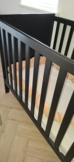 Zwart ledikant met air matras, Ophalen of Verzenden