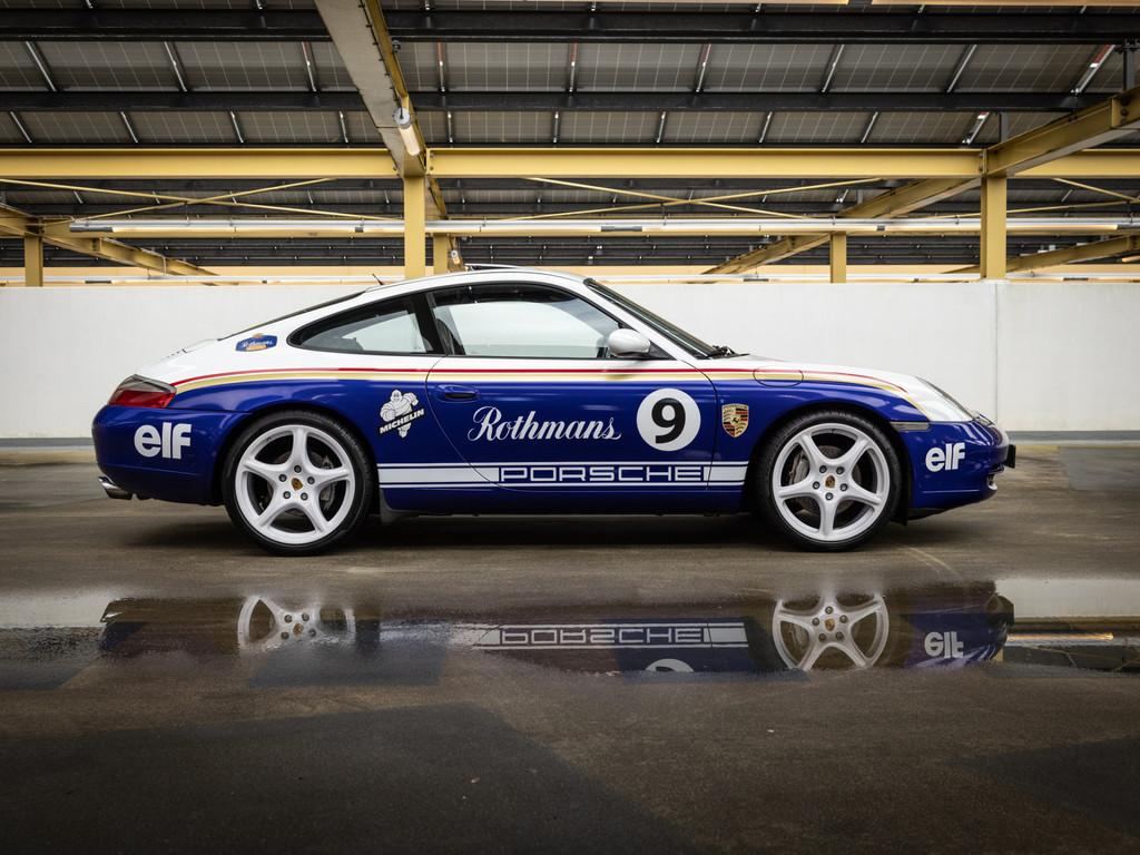 Porsche 911 [996] 3.4 Carrera 4 Coupé Rothmans l Schuifdak, Zwart, 4 stoelen, Vierwielaandrijving, Stoelverwarming