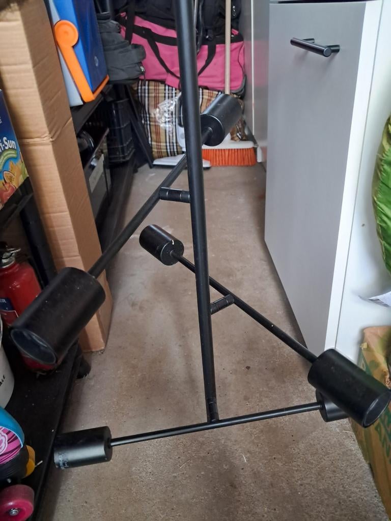 Zwarte plafondlamp met 6 lichtpunten, Ophalen of Verzenden