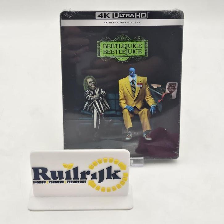 Beetlejuice - 4K Ultra HD Blu ray steelbook - Nieuw sealed, Cd's en Dvd's, Blu-ray, Zo goed als nieuw