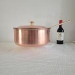 Culinox spring GL grote koperen pan hapjespan sauspan, Ophalen of Verzenden, Gebruikt, Rvs, Koekenpan of Braadpan