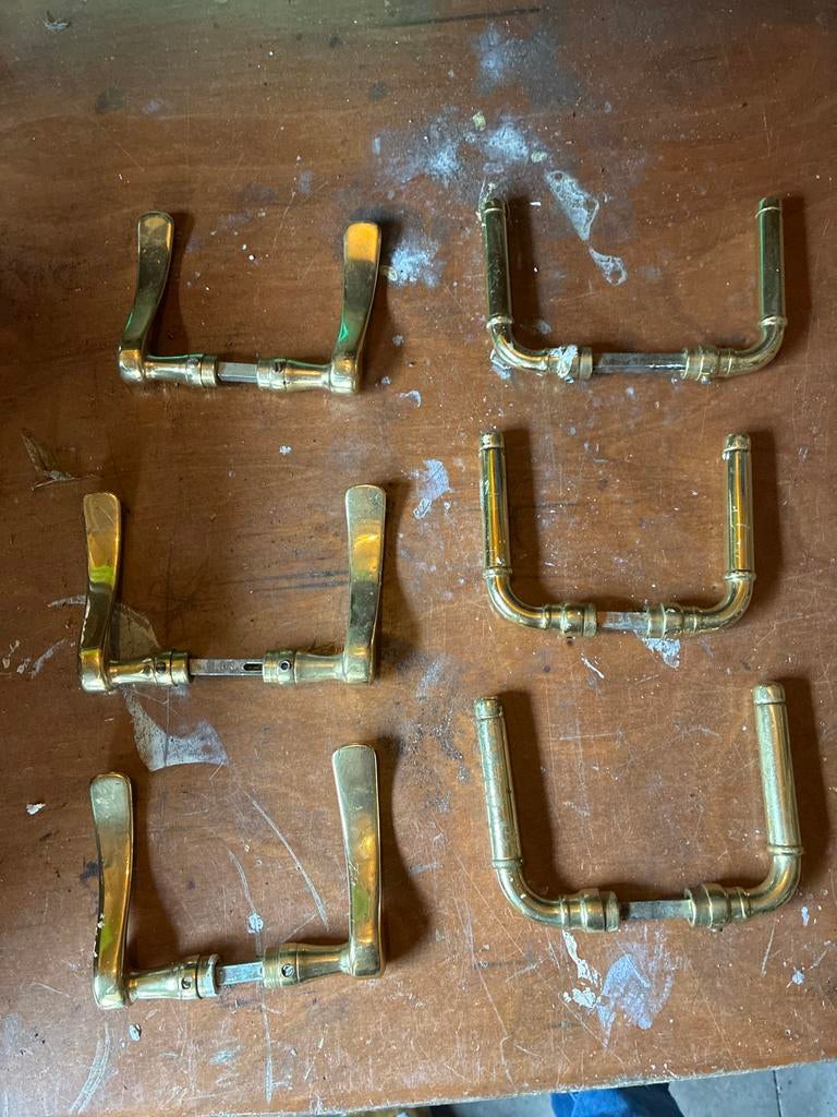 Deurklinken, 2 soorten, Ophalen of Verzenden, Gebruikt