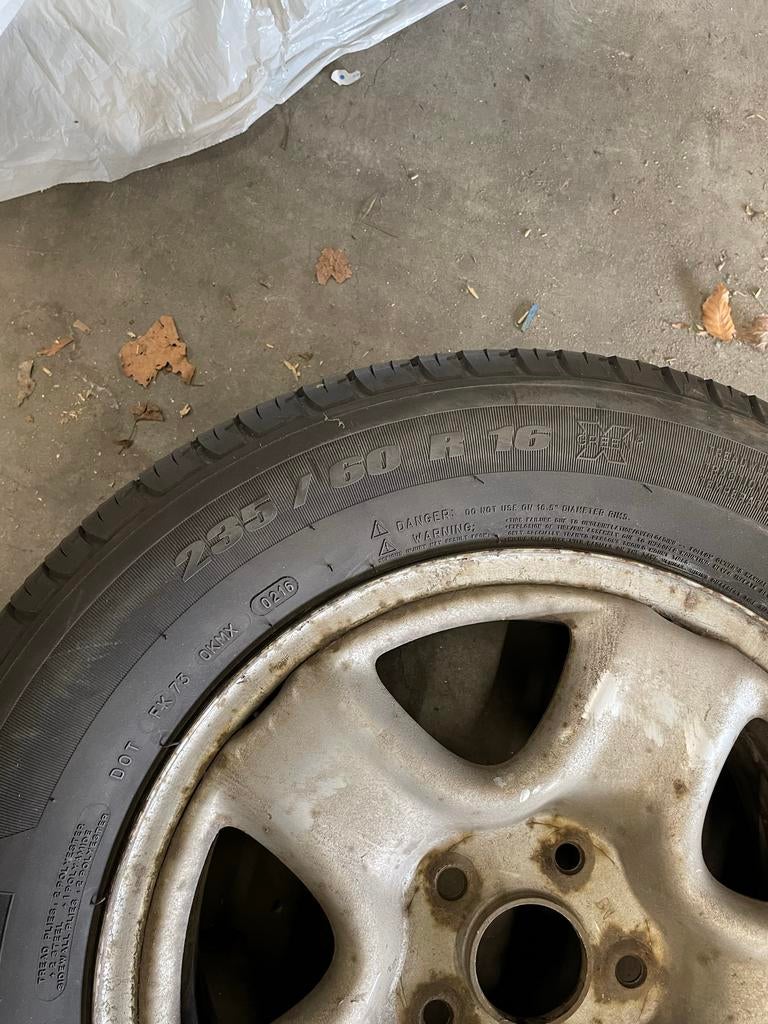 Stalen velgen Toyota RAV4 (2004) incl. Michelin banden, Ophalen, Gebruikt