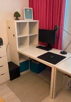 IKEA Kallax Bureau - Wit, Ophalen, Gebruikt, Spaanplaat of MDF, IKEA
